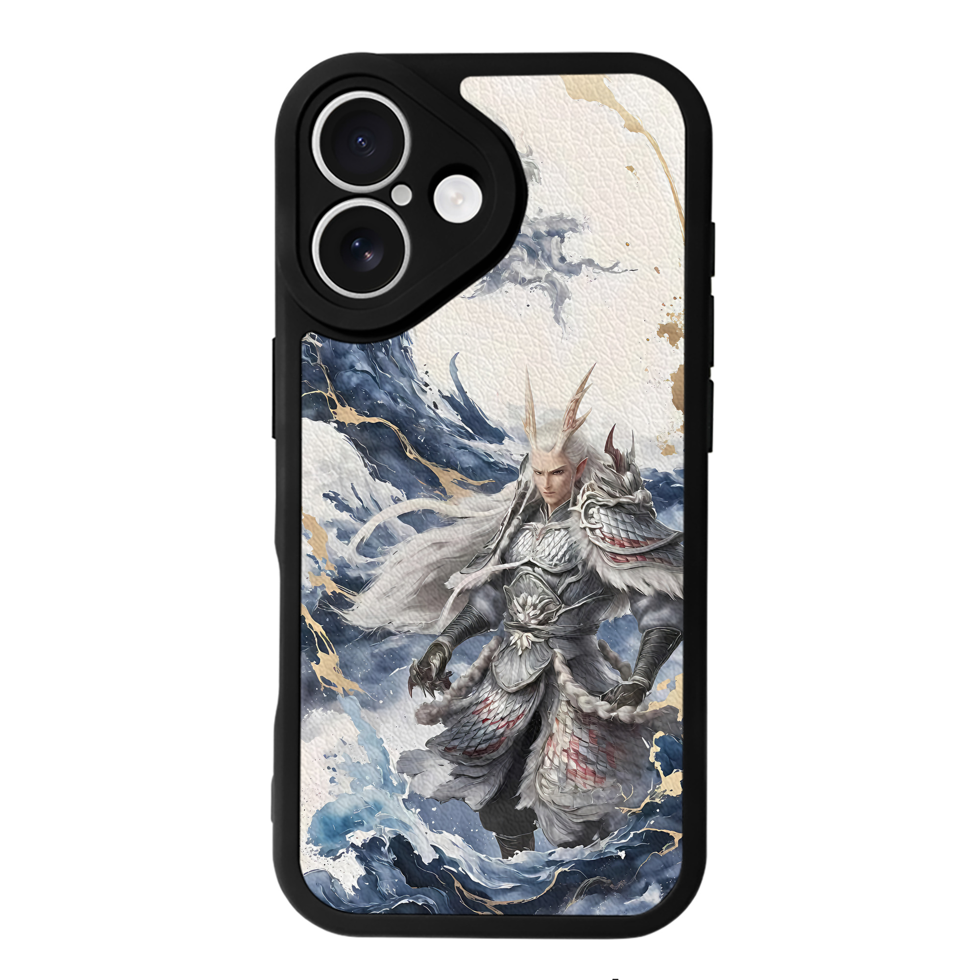 （画像用） Ne Zha 2 ナタ 魔童の大暴れ 【iPhone 16シリーズ対応】シリコンスマホケース（レザー調） 材質：シリコン